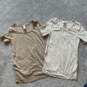 Women’s H&M Maternity Tees- Size Small